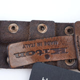 Kiton - Casual Leather Belt Silver Buckle - Belt | Outlet & Sale
