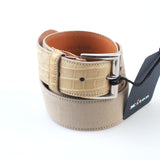 Kiton - Classic Alligator Leather Belt Silver Buckle - Belt | Outlet & Sale