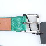 Kiton - Classic Alligator Leather Belt Silver Buckle - Belt | Outlet & Sale