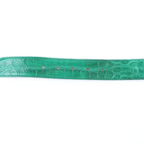 Kiton - Classic Alligator Leather Belt Silver Buckle - Belt | Outlet & Sale