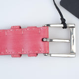 Kiton - Classic Leather Belt Silver Buckle - Belt | Outlet & Sale