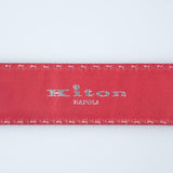 Kiton - Classic Leather Belt Silver Buckle - Belt | Outlet & Sale