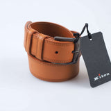 Kiton - Classic Leather Belt Stirlingsilver Buckle - Belt | Outlet & Sale
