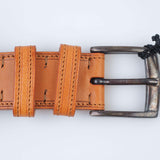Kiton - Classic Leather Belt Stirlingsilver Buckle - Belt | Outlet & Sale