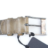 Kiton - Classic Leather Belt Stirlingsilver Buckle - Belt | Outlet & Sale