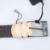 Kiton - Classic Leather Belt Stirlingsilver Buckle - Belt | Outlet & Sale