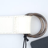 Kiton - Classic Leather Lizard Belt Stirlingsilver O-Ring - Belt | Outlet & Sale