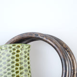 Kiton - Classic Leather Lizard Belt Stirlingsilver O-Ring - Belt | Outlet & Sale