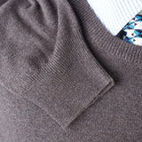 Luigi Borrelli - Crewneck Wool-Cashmere Sweater - Sweater | Outlet & Sale