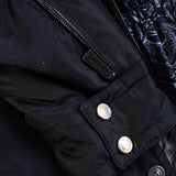 Massimo Sforza - Waterproof Silk Coat with Beaver Collar - Jacket | Outlet & Sale