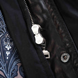 Massimo Sforza - Waterproof Silk Coat with Beaver Collar - Jacket | Outlet & Sale