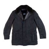 Massimo Sforza - Waterproof Silk Coat with removable Beaver Lining & Collar - Jacket | Outlet & Sale