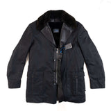 Massimo Sforza - Waterproof Silk Coat with removable Beaver Lining & Collar - Jacket | Outlet & Sale