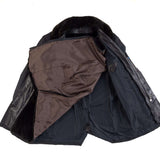 Massimo Sforza - Waterproof Silk Coat with removable Beaver Lining & Collar - Jacket | Outlet & Sale