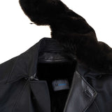 Massimo Sforza - Waterproof Silk Coat with removable Beaver Lining & Collar - Jacket | Outlet & Sale