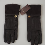 Stefano Ricci - Leather gloves Cashmere lining Eagle logo - Gloves | Outlet & Sale