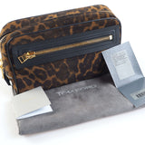 Tom Ford - Leopard-Print Suede Wash Bag - Toiletry | Outlet & Sale