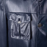 a.Testoni - Buttersoft Lambskin Coat and Removable Mink Collar - Jacket | Outlet & Sale