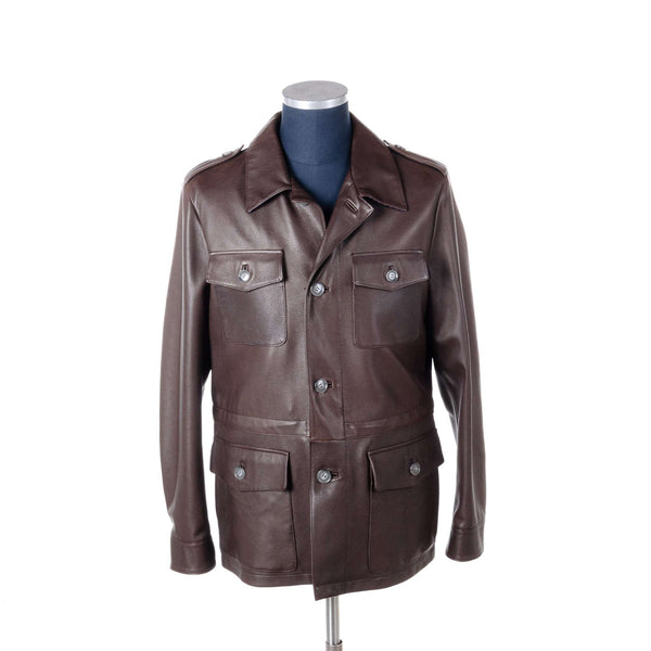 a.Testoni - Lambskin Safari Coat - Jacket | Outlet & Sale