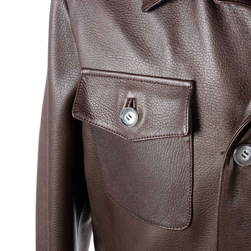 a.Testoni - Lambskin Safari Coat - Jacket | Outlet & Sale