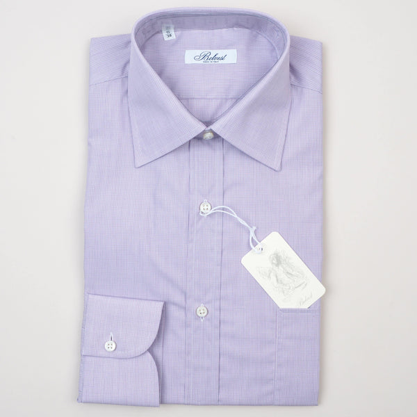 Belvest - Dress Shirt Micro Checks Regular - Dress Shirt | Outlet & Sale