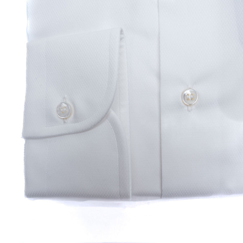 Brioni - Cotton GIZA 87 Formal Dress Shirt Off-White William Collar - Dress Shirt | Outlet & Sale