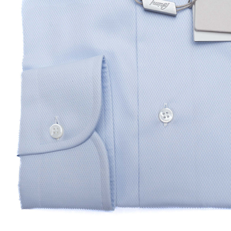 Brioni - Cotton GIZA 87 Formal Dress Shirt Sky Blue William Collar - Dress Shirt | Outlet & Sale