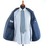 Canali - Blue Impeccabile Wool Check Suit - Suit | Outlet & Sale