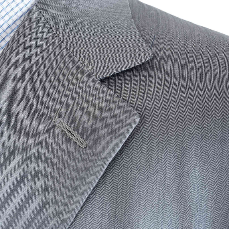 Canali - Exclusive Silk Suit - Herringbone pattern - Suit | Outlet & Sale