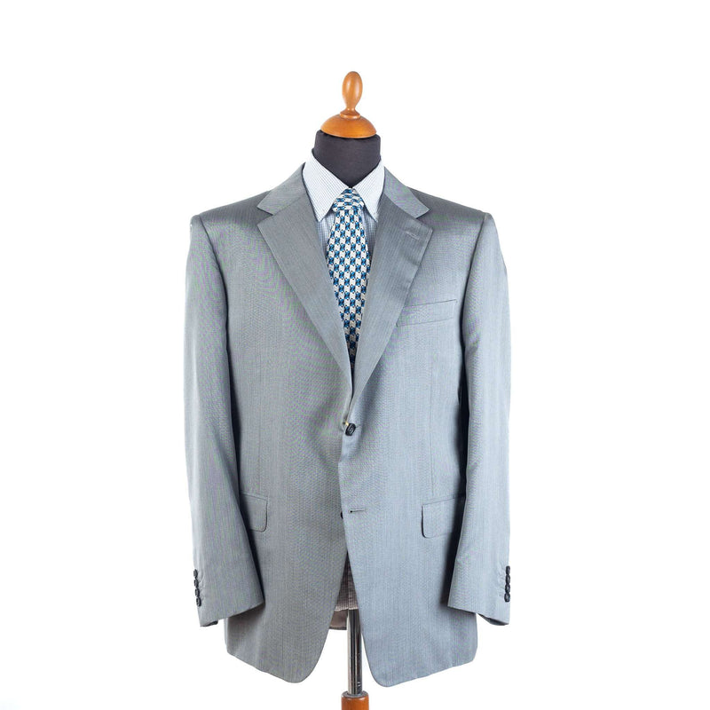 Canali - Exclusive Silk Suit - Herringbone pattern - Suit | Outlet & Sale