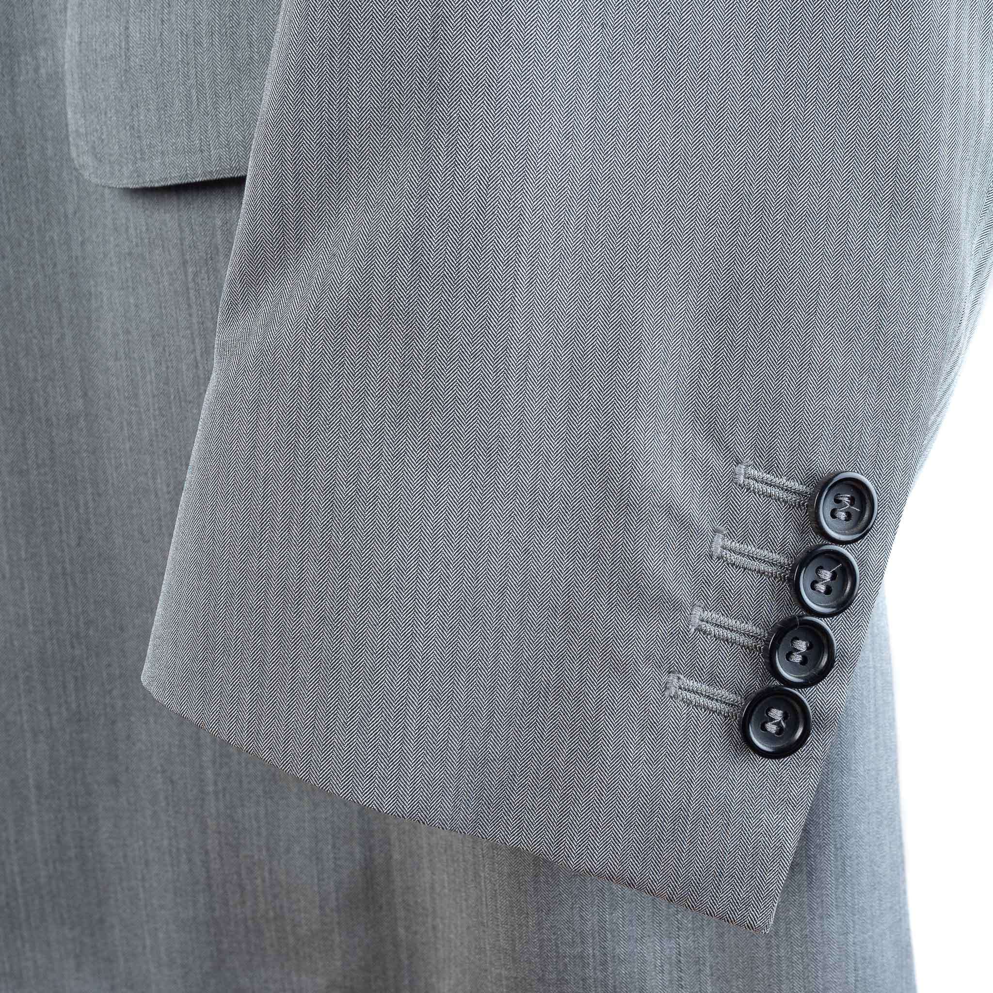Canali - Men's Exclusive Silk Suit - Herringbone pattern ᐅ £732 SALE ...