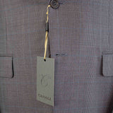 Canali - Short Gray Suit - Gray & Blue Glen Check - Suit | Outlet & Sale