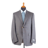 Canali - Short Gray Suit - Gray & Blue Glen Check - Suit | Outlet & Sale