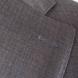 Canali - Short Gray Suit - Gray & Blue Glen Check - Suit | Outlet & Sale