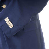 Castangia - Raw Silk Blue Blazer - Sport Coat | Outlet & Sale