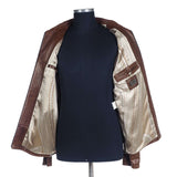 Hettabretz - Alligator Embossed Leather Blouson - Jacket | Outlet & Sale