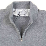 Hettabretz - Alligator Insert Zipp Pull Cashmere Sweater - Sweater | Outlet & Sale