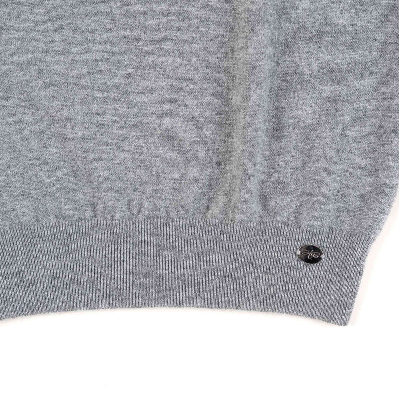 Hettabretz - Alligator Insert Zipp Pull Cashmere Sweater - Sweater | Outlet & Sale