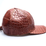 Hettabretz - Alligator Leather Cap with Logo - Hat | Outlet & Sale