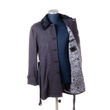 Hettabretz - Cashmere Long Coat with Removable Persian Collar - Jacket | Outlet & Sale