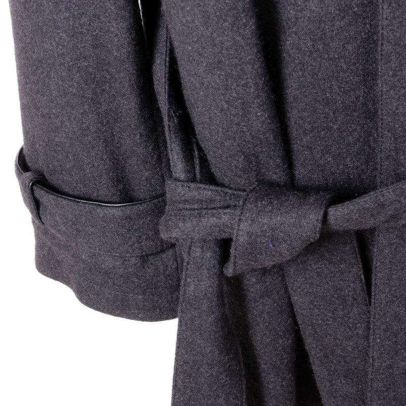 Hettabretz - Cashmere Long Coat with Removable Persian Collar - Jacket | Outlet & Sale