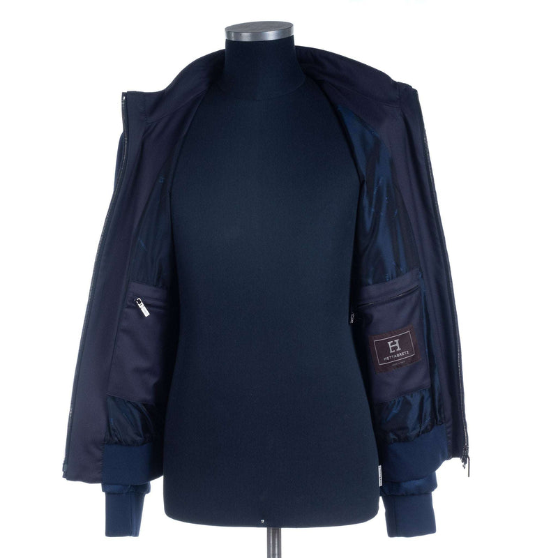 Hettabretz - Casual Business Chic Blouson in Royal Blue - Jacket | Outlet & Sale