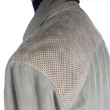 Hettabretz - Casual Linen Blouson Jacket with detachable Color - Jacket | Outlet & Sale