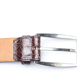 Hettabretz - Classic Flanke Brown Alligator Belt - Belt | Outlet & Sale