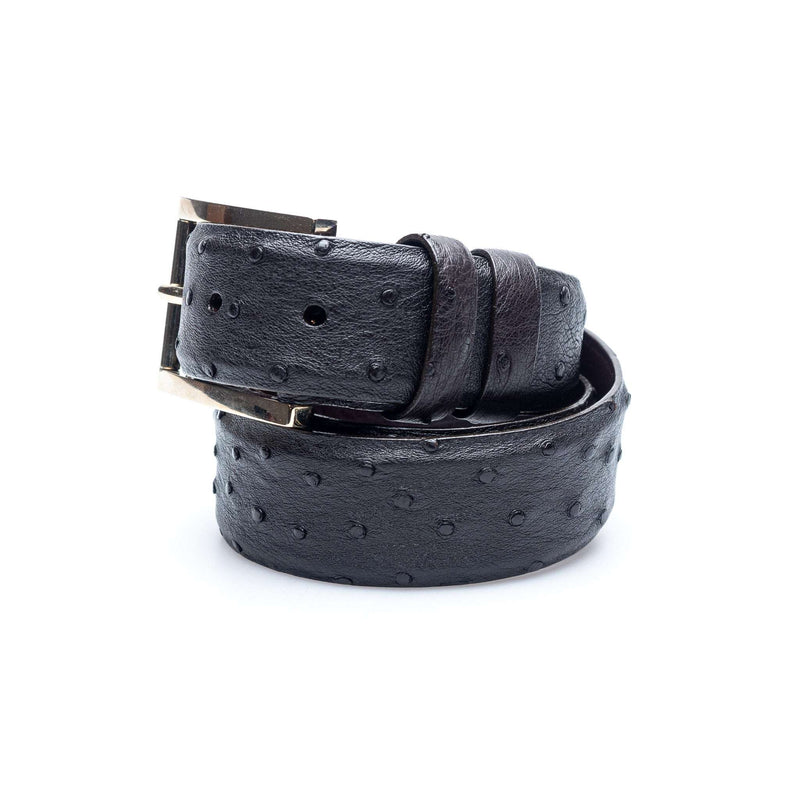 Hettabretz - Classic Ostrich Belt Silver - Belt | Outlet & Sale