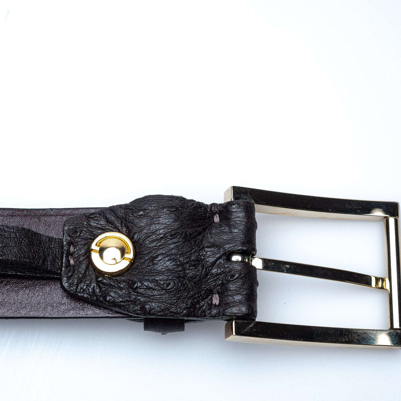 Hettabretz - Classic Ostrich Belt Silver - Belt | Outlet & Sale