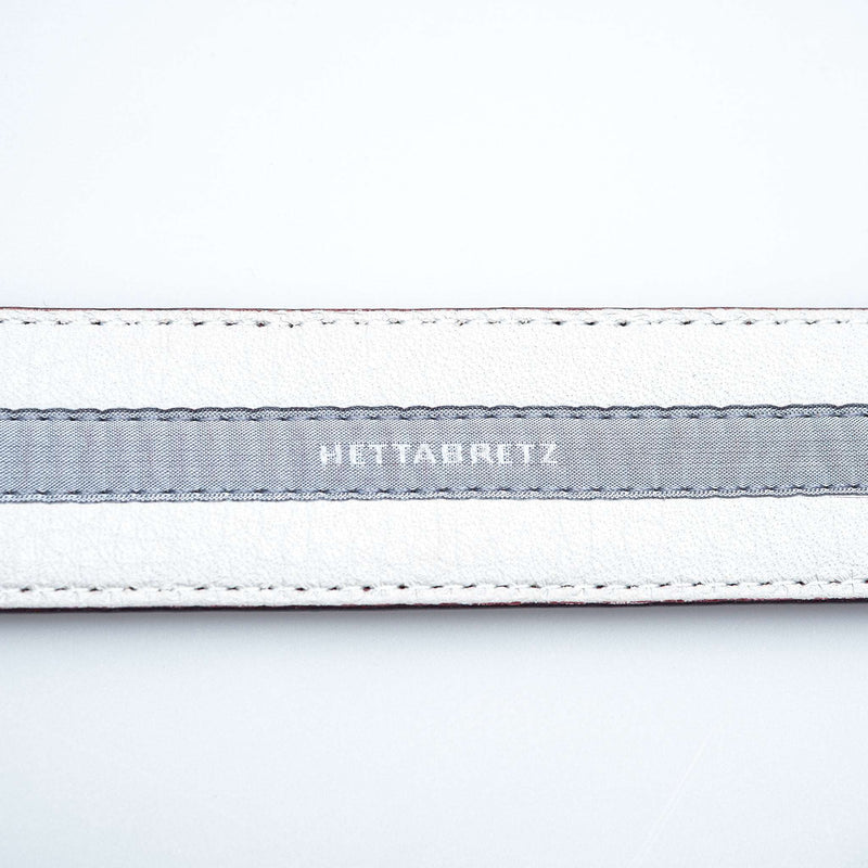 Hettabretz - Classic Red Vintage Effect Alligator Belt - Belt | Outlet & Sale