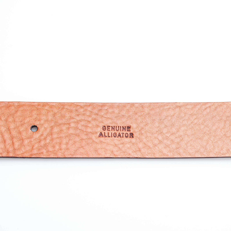 Hettabretz - Classic Tanned Alligator Leather Belt - Belt | Outlet & Sale