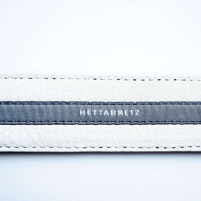 Hettabretz - Classic White Alligator Belt with Alligator Buckle - Belt | Outlet & Sale