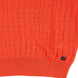 Hettabretz - Crocodile Insert Two Button Cashmere & Silk Polo Red - T-Shirt | Outlet & Sale